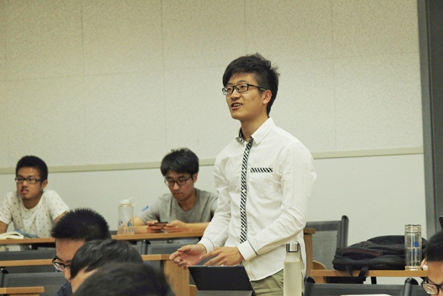 同学现场提问