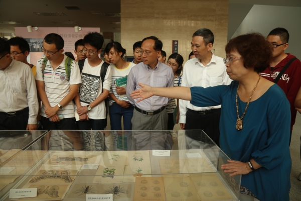 参观展览