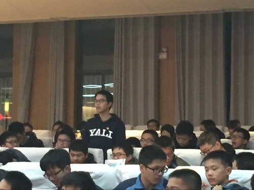 南雅中学学生提问